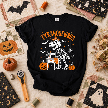 Tyranosewrus Dinosaur Skeleton Halloween T-Shirt