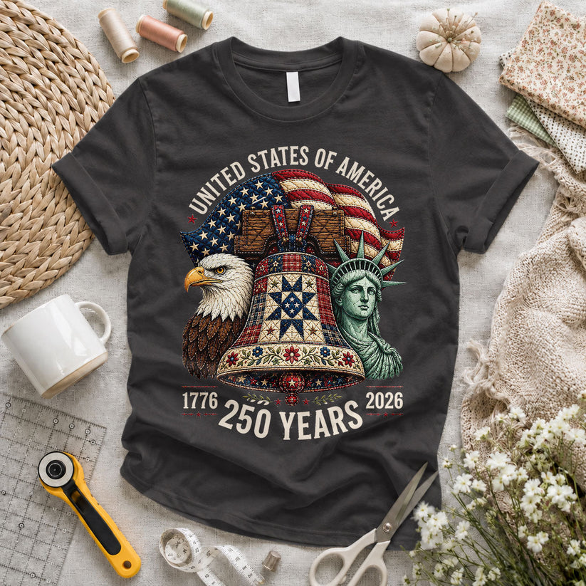 USA 250 Years Eagle Liberty Bell - Pink view 3