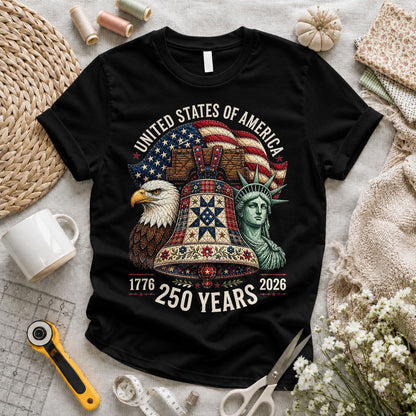 USA 250 Years Eagle Liberty Bell - Pink view 4