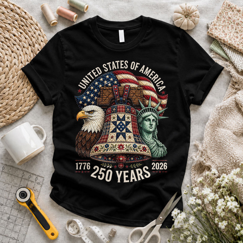 USA 250 Years Eagle Liberty Bell - Pink view 4