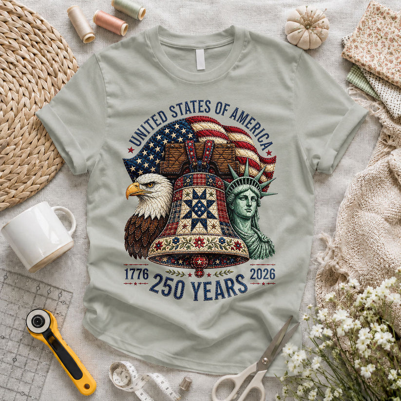 USA 250 Years Eagle Liberty Bell - Pink view 5