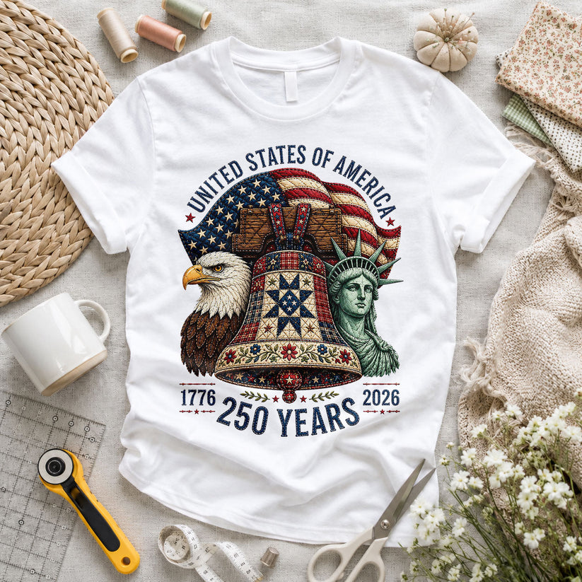 USA 250 Years Eagle Liberty Bell - Pink view 6