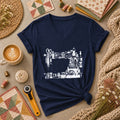 Vintage Sewing Machine Collage Women's V-Neck