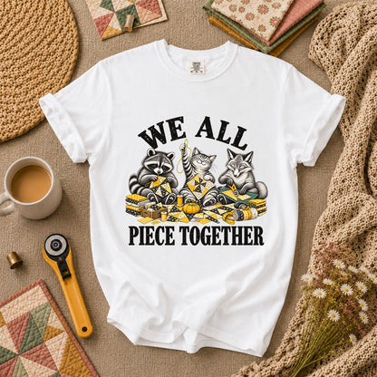We All Piece Together Woodland Friends T-Shirt - White