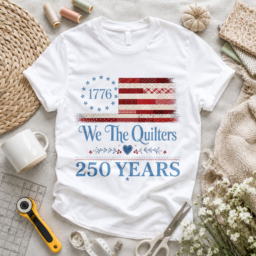 We the Quilters 1776 250 Years American Flag - Pink view 6