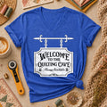 Welcome To The Quilting Cave Always Available Women's V-Neck
