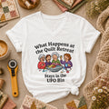 What Happens At The Quilt Retreat Stays In UFO Bin Women's V-Neck