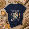 When Life Gives You Scraps Make A Quilt Women's V-Neck