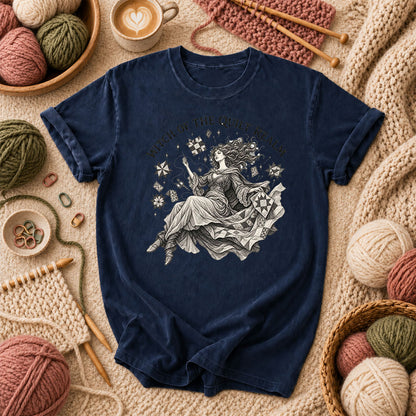 Witch Of The Quilt Realm T-Shirt - Navy