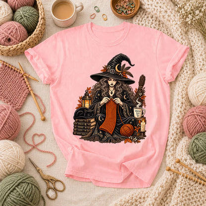 Witches Knit Too T-Shirt - Pink