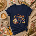 Working On My PhD Projects Half Done Women's V-Neck