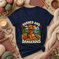 Yarned And Dangerous Bear Women's V-Neck