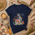 Zebra Quilter I See Stripes Everywhere Sewing Machine Women's V-Neck